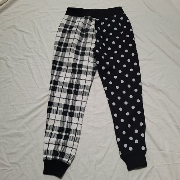 Champion Reverse Weave Sweatpants Joggers Pockets Black White Mixed Media Y2k - Picture 5 of 13